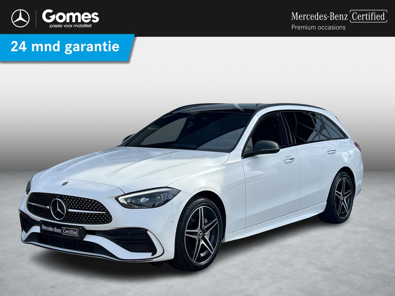 Mercedes-Benz C-klasse Estate - 300 e AMG | Rijassistentie+ | Panoramadak - AutoWereld.nl