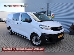 Opel Vivaro - 2.0 Diesel 145pk L3 DC 1e Eigenaar | Volledig Onderh | NAP | BTW | 6-Zits | Trekhaak | Car