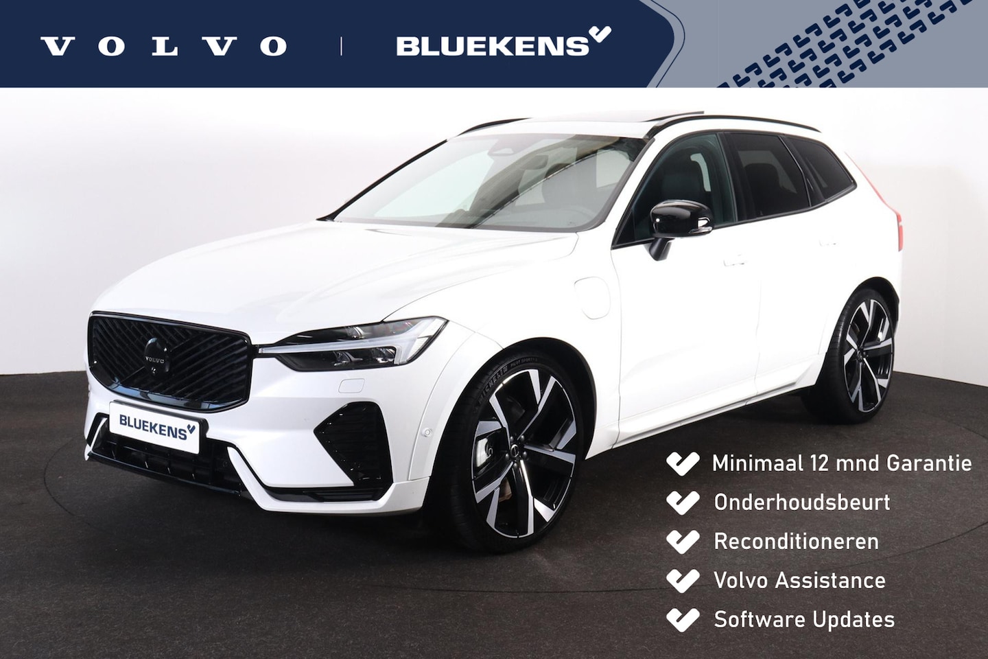 Volvo XC60 - T8 Recharge AWD Ultra Black Edition - Luchtvering - Panorama/schuifdak - IntelliSafe Assis - AutoWereld.nl