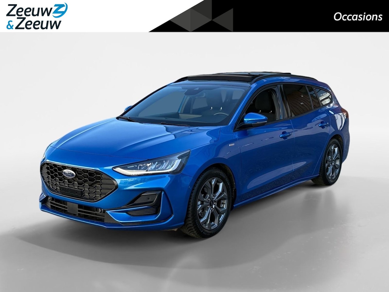 Ford Focus Wagon - 1.0 EcoBoost Hybrid ST Line Style | Navigatie | Panorama Dak | Stoel/Stuur/Voorruitverwarm - AutoWereld.nl