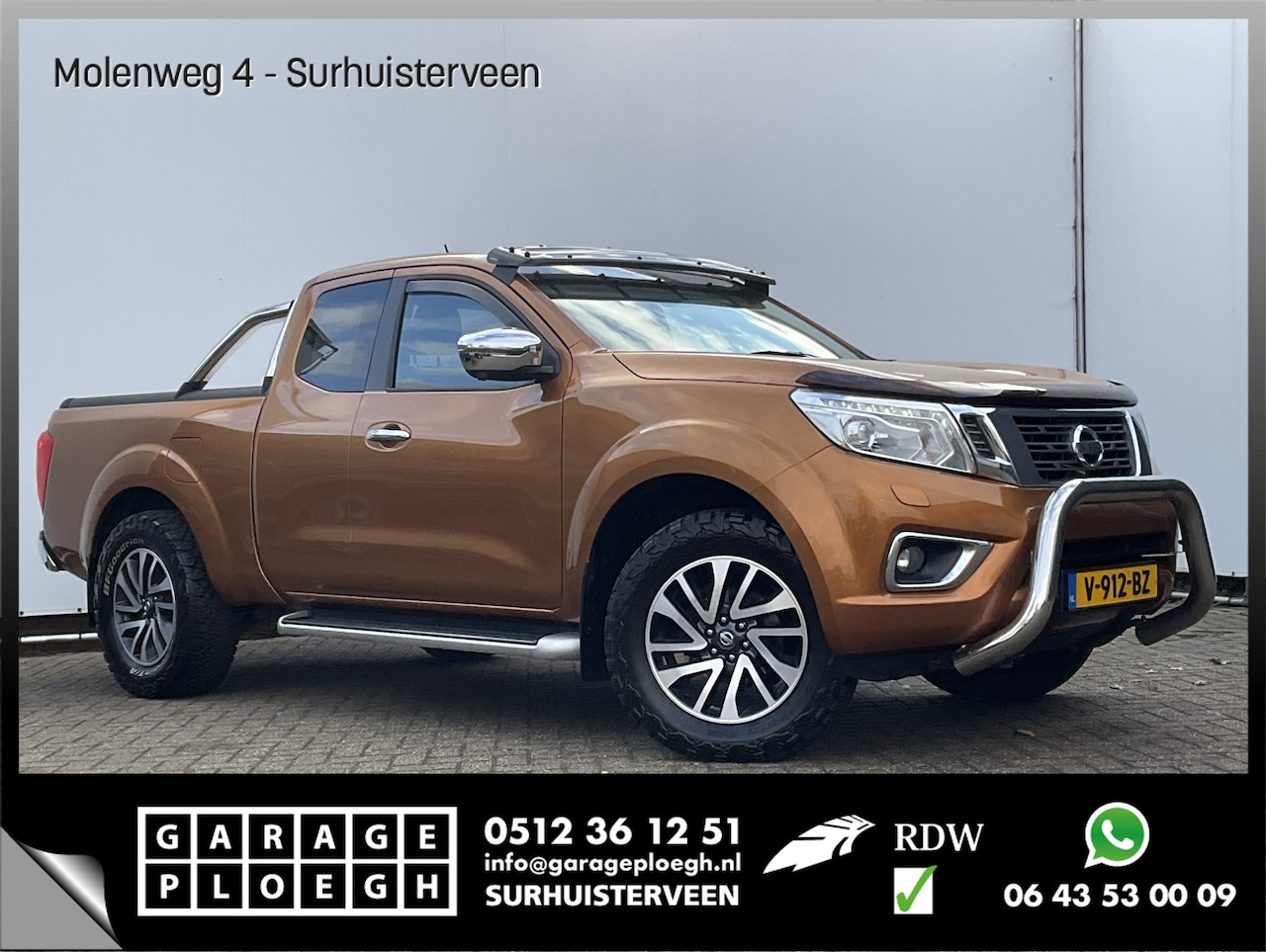 Nissan Navara - 2.3 dCi Tekna King Cab Trekhaak 3500kg 4x4 360°Cam - AutoWereld.nl