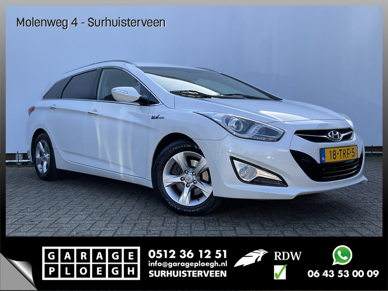 Hyundai i40 Wagon - 1.6 GDI Blue Business Edition Trekhaak Keyless Navi/Cam Cruise - AutoWereld.nl