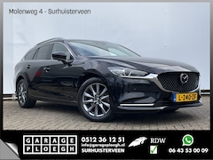 Mazda 6 Sportbreak - 2.0 SkyActiv-G 165 Trekhaak Stoel/Stuurverw HUD Adap.Cruise 360Cam Dealer-OH