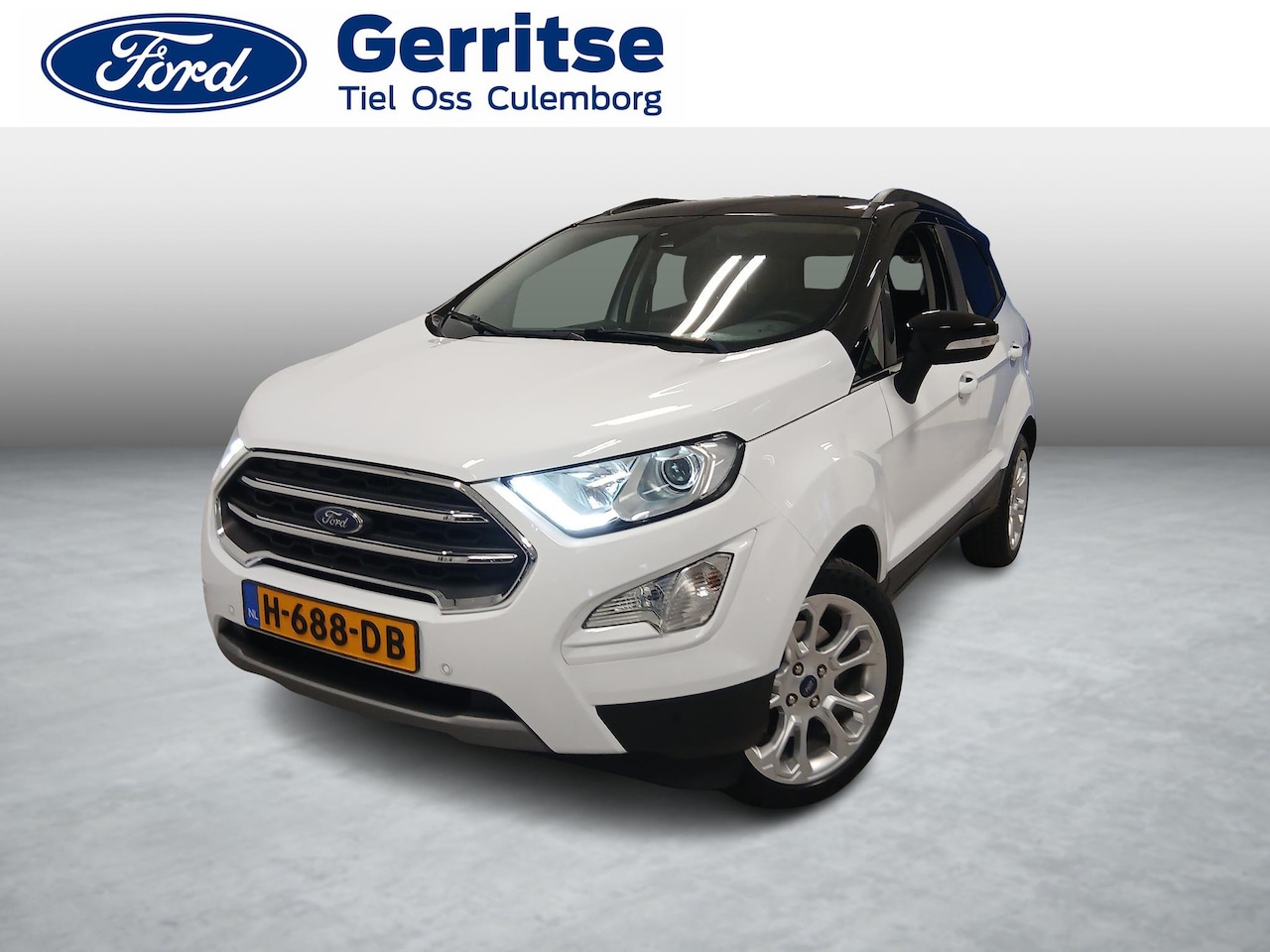 Ford EcoSport - 1.0 EcoBoost 125PK Titanium X- Pack Trekhaak Xenon verlichting, half lederen bekleding - AutoWereld.nl