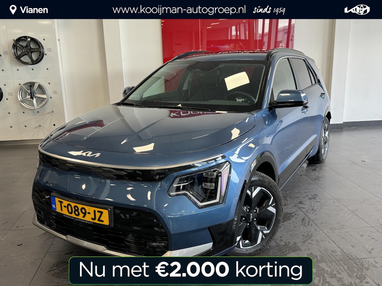 Kia Niro EV - DynamicPlusLine 64.8 kWh | Schuif-/kanteldak | Apple Carplay/Android Auto | Dodehoek detec - AutoWereld.nl