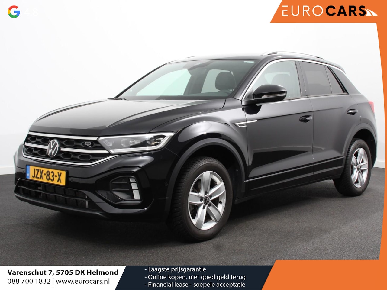 Volkswagen T-Roc - 1.5 TSI DSG R-Line Climate control | Adaptieve cruise control | LED | Navigatie | Achterui - AutoWereld.nl