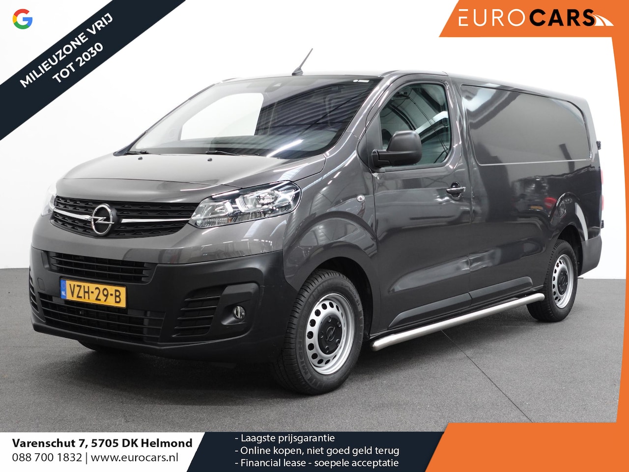 Opel Vivaro - 2.0 BlueHDi 145PK L3 Automaat Airco Bluetooth Cruise Control Trekhaak Sidebars - AutoWereld.nl