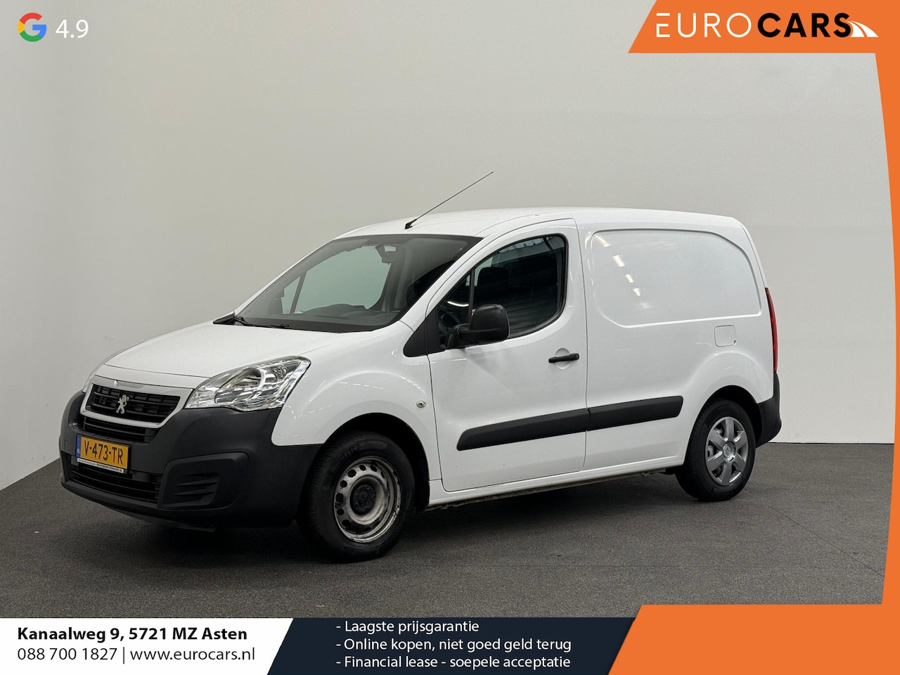 Peugeot Partner - 1.6 BlueHDi 100 PK L1 Premium Airco Cruise Control Parkeersensoren Elektrische Ramen - AutoWereld.nl