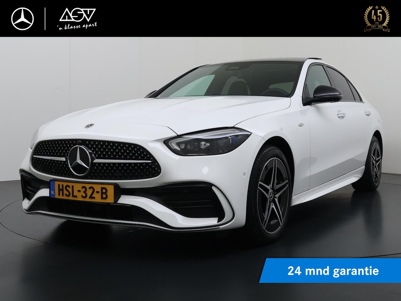 Mercedes-Benz C-klasse - 300 e AMG Business Solution | Panorama - Schuifdak | Distronic Cruise Control | Burmester - AutoWereld.nl