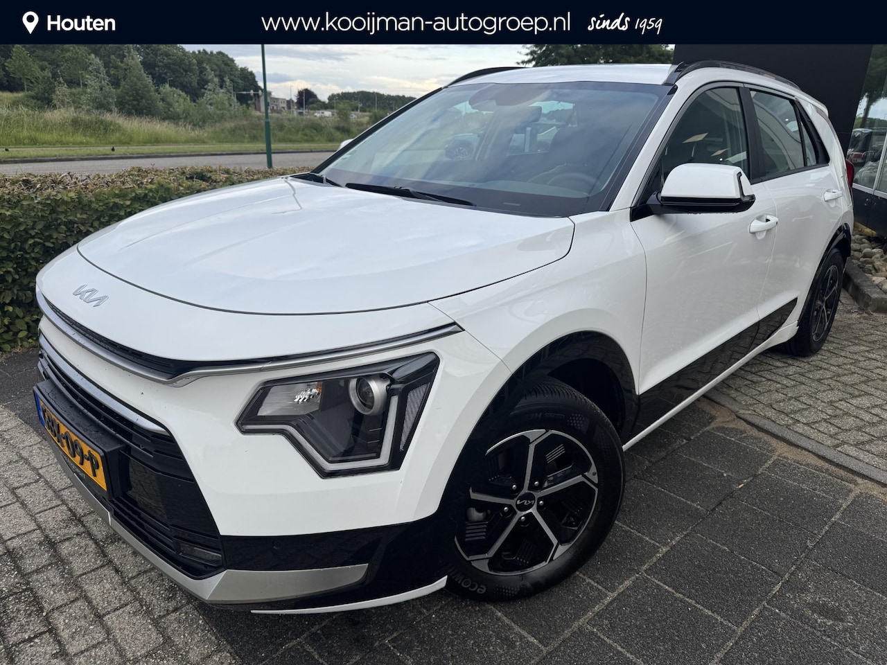 Kia Niro - 1.6 GDi Hybrid DynamicLine 1.6 GDi Hybrid DynamicLine , Eerste Eigenaar, Parelmoer wit, Adaptieve Cruise, Carplay/And - AutoWereld.nl