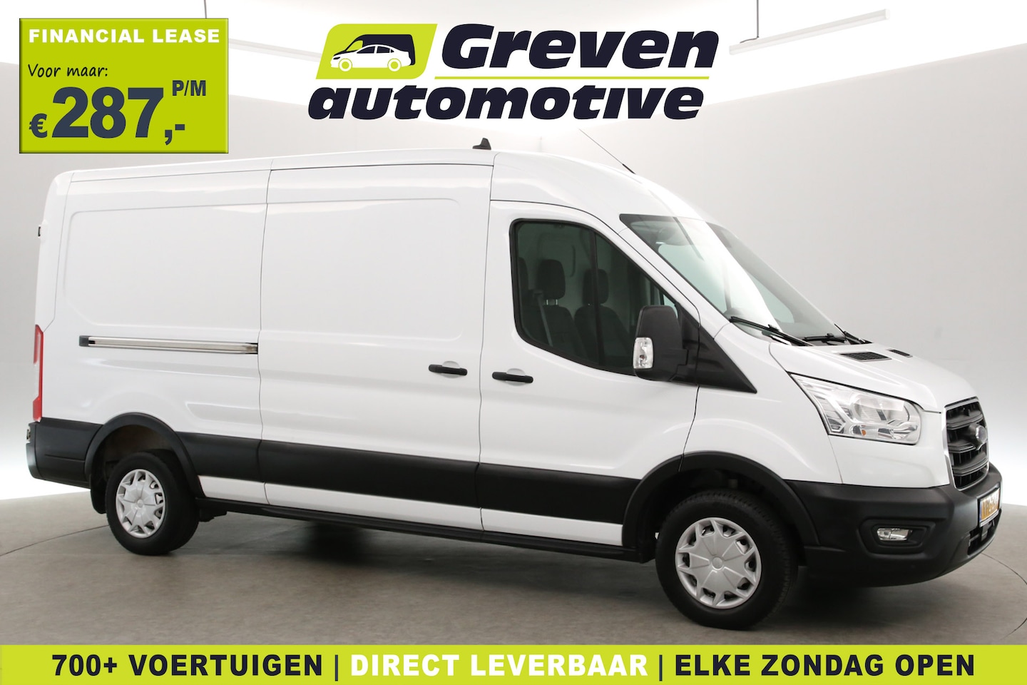 Ford Transit - 2.0 TDCI L3H2 | Airco | Cruise | 3 Zits | 2xSchuifdeur | Parkeersens. - AutoWereld.nl