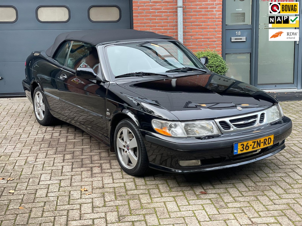 Saab 9-3 Cabrio - 2.0 Turbo Aero/Automaat/Cabrio/Elek.pakket./Onderhouden - AutoWereld.nl