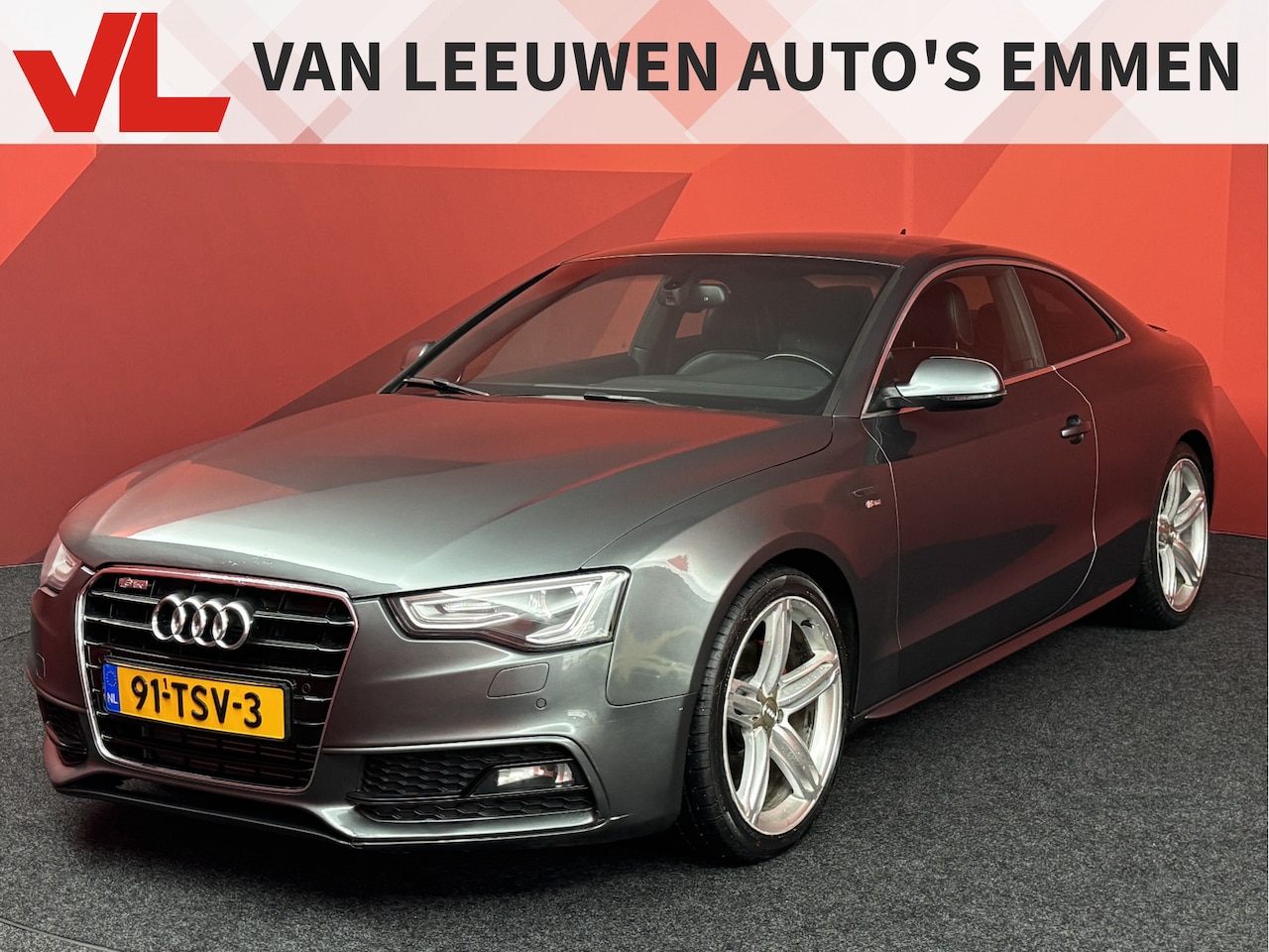 Audi A5 Coupé - 1.8 TFSI | 3x S Line | Leder | Clima | PDC | Automaat | Camera | Radio | Airco | Navigatie - AutoWereld.nl