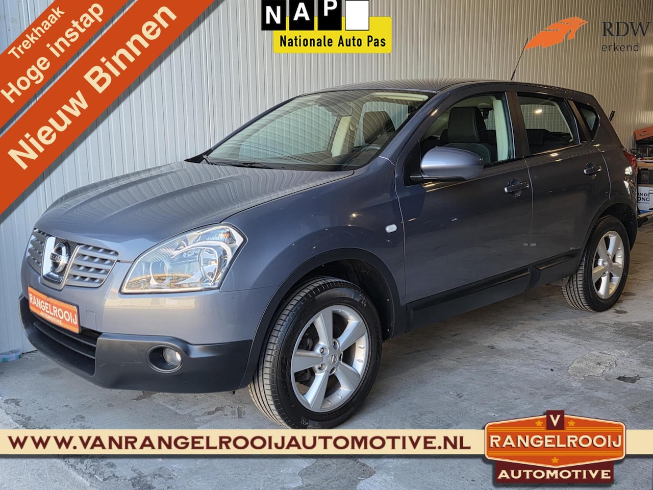 Nissan Qashqai - 1.6 Acenta 1.6 Acenta, trekhaak, clima, cruise, 17" lmv, pdc - AutoWereld.nl