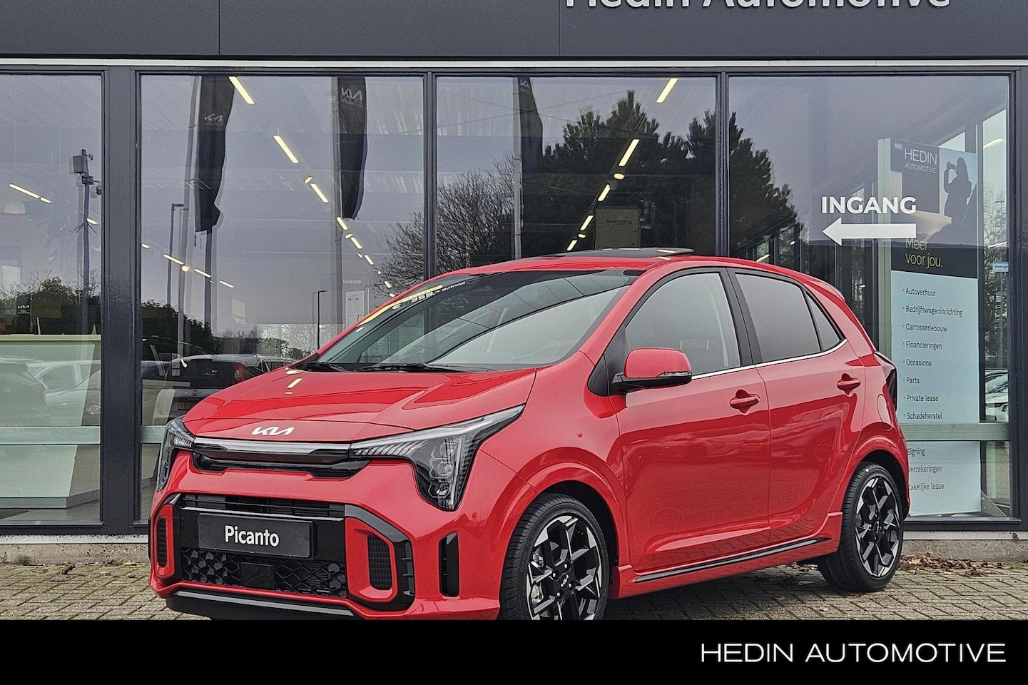 Kia Picanto - 1.0 GDi GT-Line | Open dak | Camera | Stoel- en stuurverwarming | 16" velgen | Leder | Cam - AutoWereld.nl