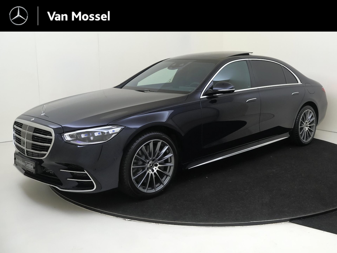 Mercedes-Benz S-klasse - 450 e Lang AMG Line Premium Plus /Panoramadak /Burmester 3D /Achterasbesturing /20 Inch - AutoWereld.nl