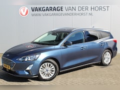 Ford Focus Wagon - 1.0-155pk EcoBoost Titanium. Erg nette en goed onderhouden wagen met slechts 60.000km. Aut