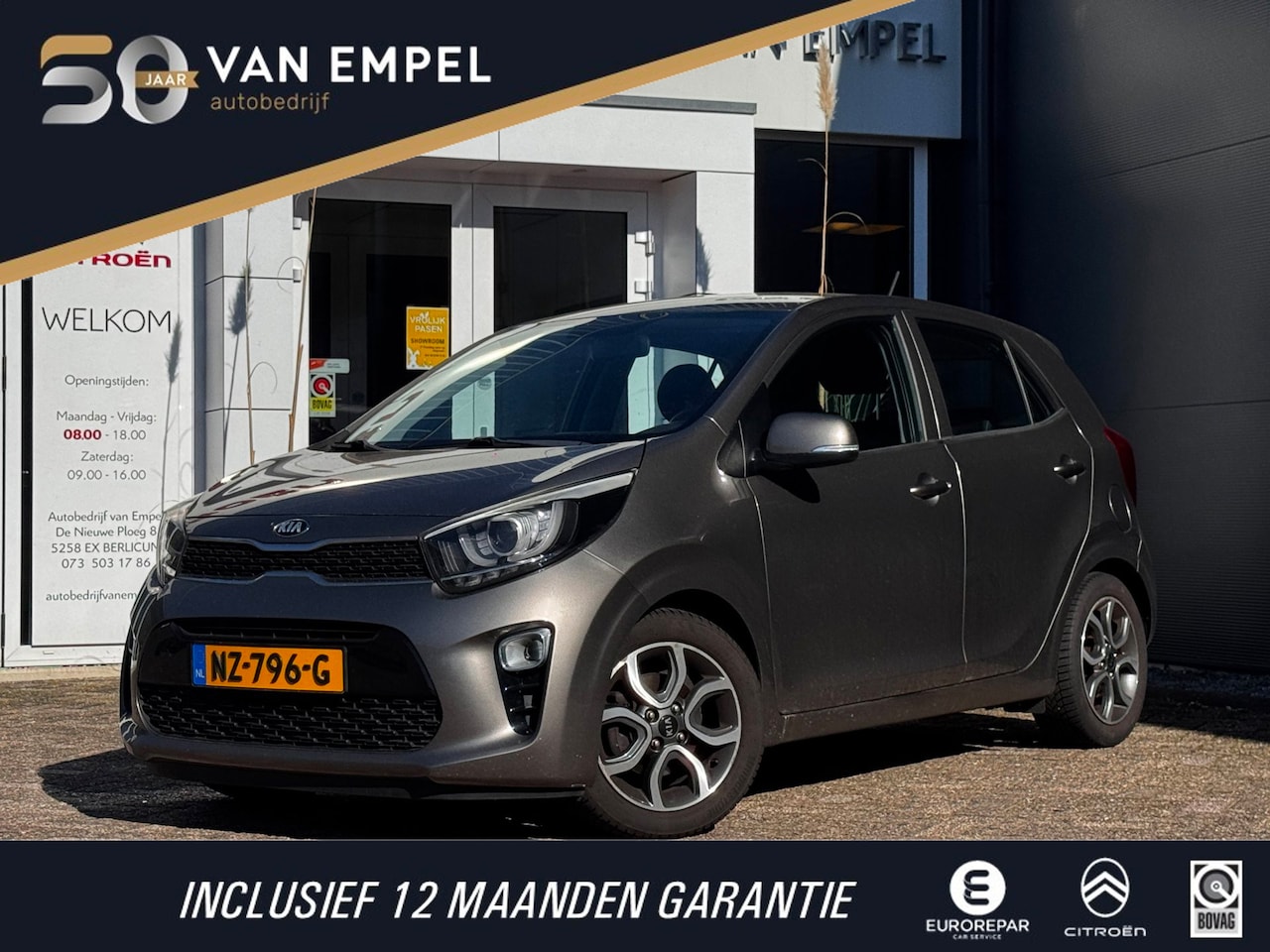 Kia Picanto - 1.0 CVVT First Edition | Camera | Navigatie | Climate Control | NL-Auto - AutoWereld.nl