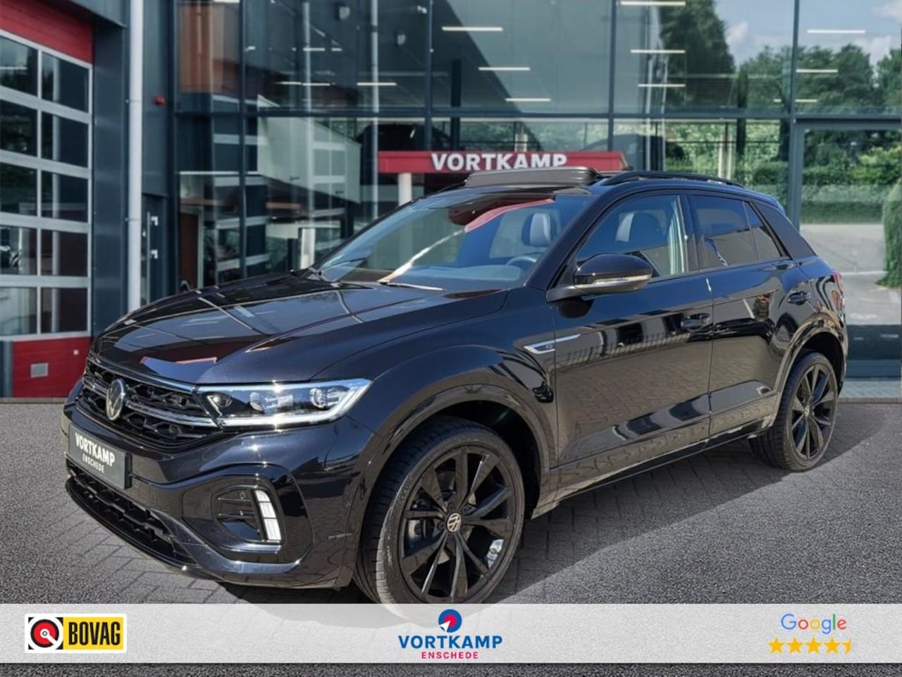 Volkswagen T-Roc - 1.5 TSI R-LINE BLACK STYLE PANO-DAK/ELEK-KLEP/CAMERA/ACC/IQ/STOELVERW - AutoWereld.nl
