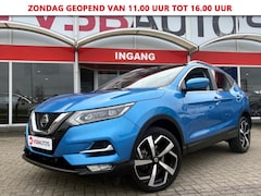 Nissan Qashqai - 1.3 DIG-T TEKNA+ PANO LEER EL. STOELLEN NAVI CAMERA AIRCO