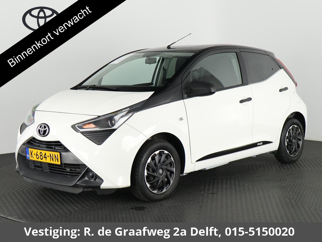Toyota Aygo - 1.0 VVT-i X-Fun Bi-Tone | 1e eigenaar | Airco | Bluetooth | Privacy Glass | - AutoWereld.nl