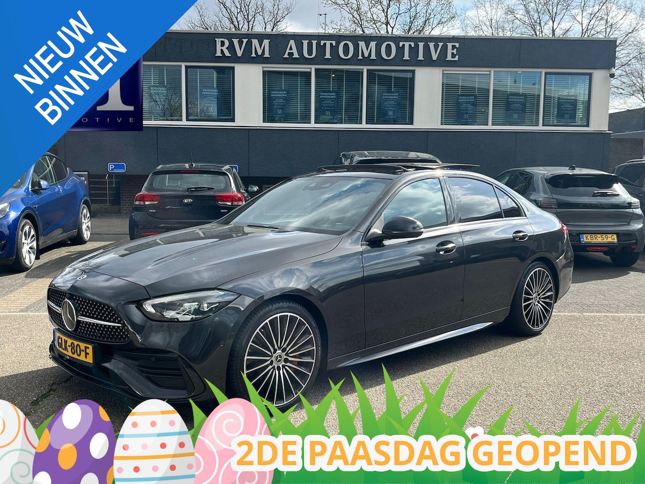 Mercedes-Benz C-klasse - 300 AMG Line VAN: 43.900,- VOOR: 39.877,- UW LENTEVOORDEEL: 4.023,- | MEGA COMPLEET!! | RI - AutoWereld.nl