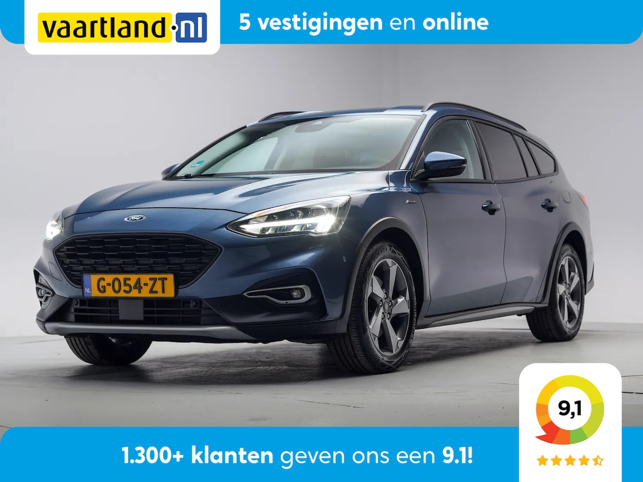 Ford Focus - 1.5 EcoBoost 150pk Active Business Aut. [ LED Navi Apple/Android Winterpakket Half-leder ] - AutoWereld.nl