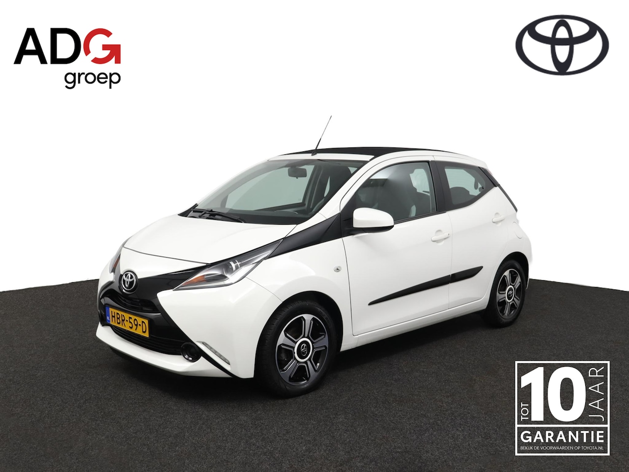 Toyota Aygo - 1.0 VVT-i x-cite | Cabrio dak | Achteruitrijcamera | Lichtmetalen velgen | Automaat | - AutoWereld.nl