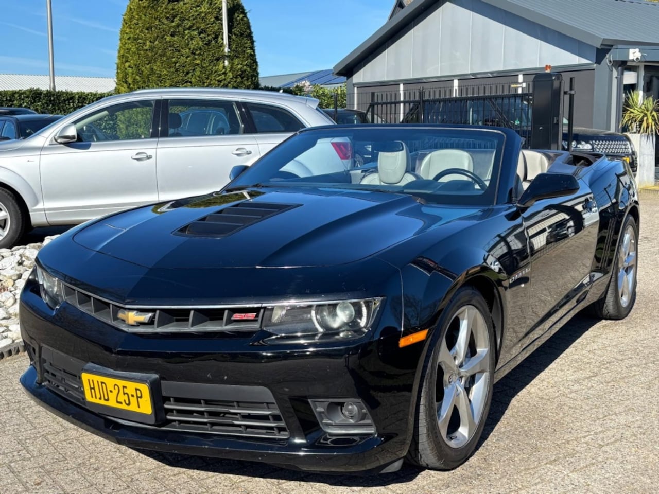 Chevrolet Camaro Convertible - 6.2 V8 SS Automaat Zwart 2014 Faceift Model - AutoWereld.nl