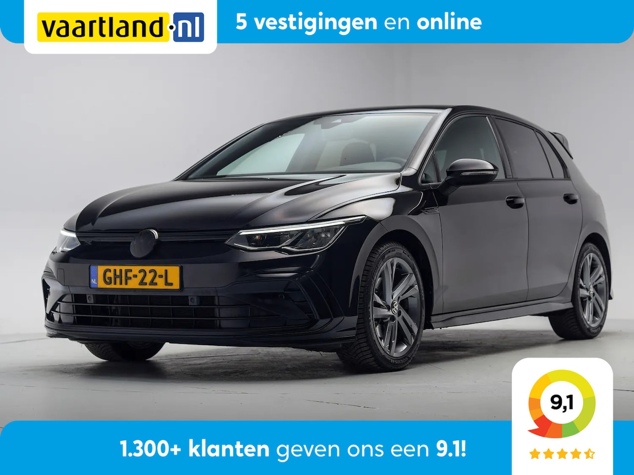 Volkswagen Golf - 1.5 TSI DSG 150pk R-Line [ Sportstoelen Stoelverwarming Apple / Android Virtual Camera Nav - AutoWereld.nl