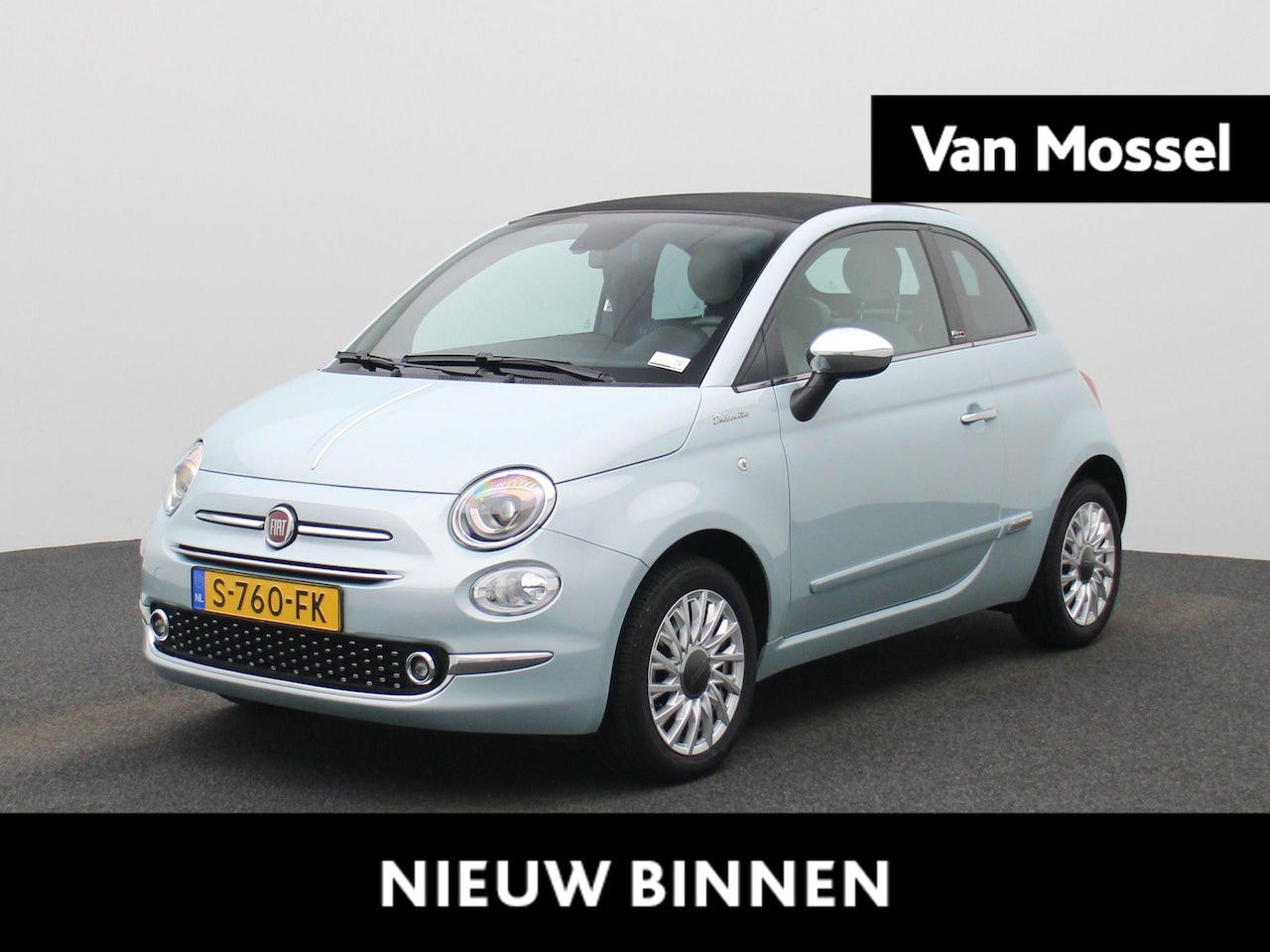 Fiat 500 C - 1.0 Hybrid Dolcevita CABRIO | PANORAMADAK | HALF-LEER | CRUISE | NAVIGATIE | AIRCO | DAB | - AutoWereld.nl