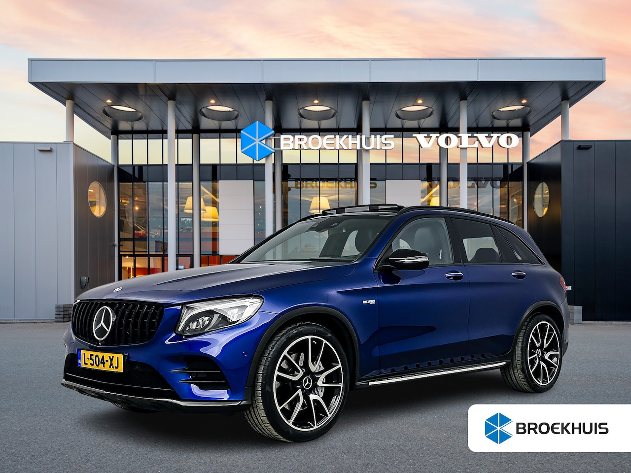Mercedes-Benz GLC-klasse - GLC AMG 43 4MATIC | 21" | Burmeister | Head-Up | Trekhaak | Stoelventilatie | 360 Camera | - AutoWereld.nl