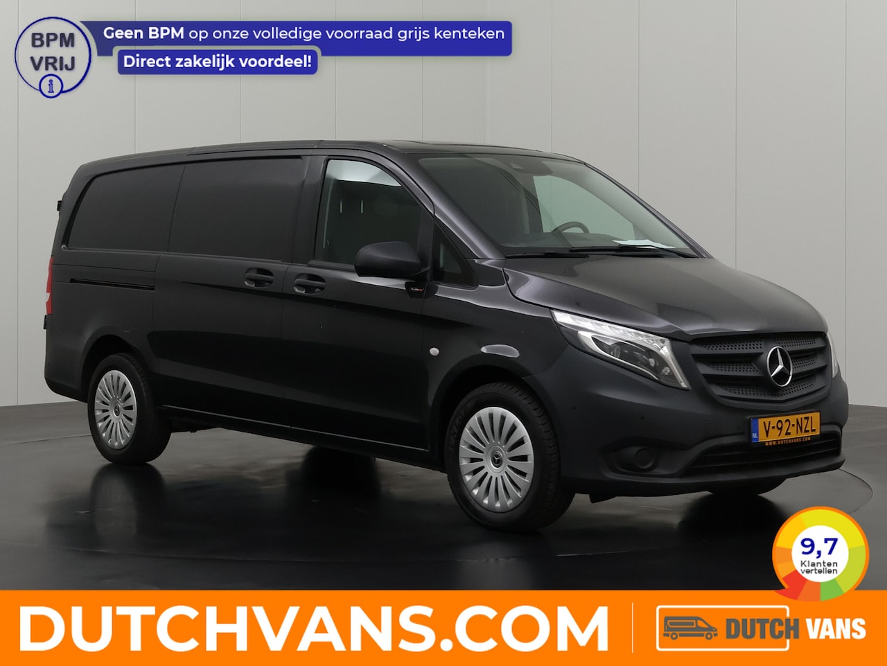 Mercedes-Benz Vito - 116CDi Automaat Lang | Led | Achterdeuren | Navigatie | Camera | Airco | Cruise - AutoWereld.nl