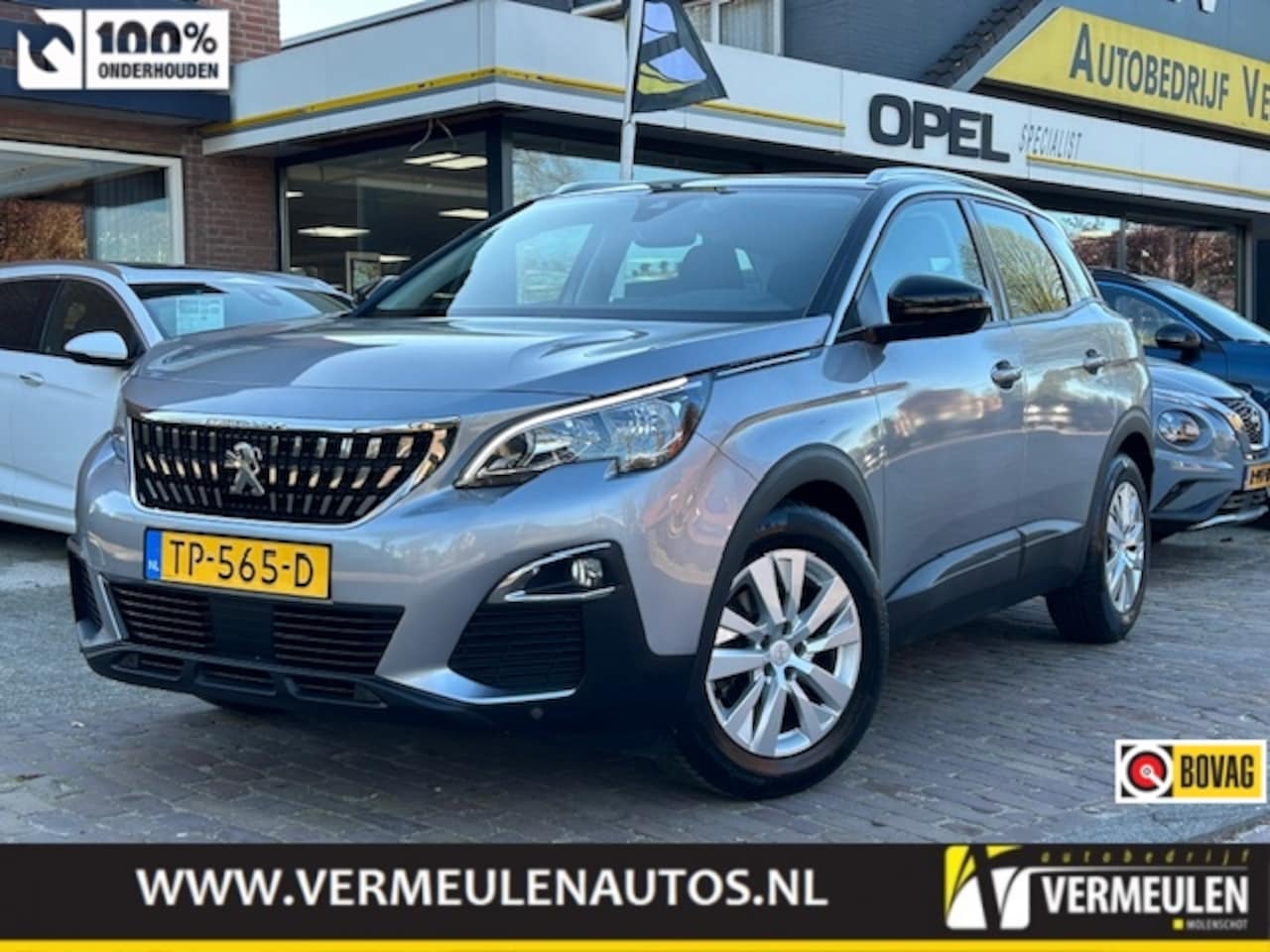 Peugeot 3008 - 1.2 PureTech 130PK Blue Lease Executive + 17"/ Navi/ Clima/ Cruise/ Camera/ CarPlay/ Trekh - AutoWereld.nl