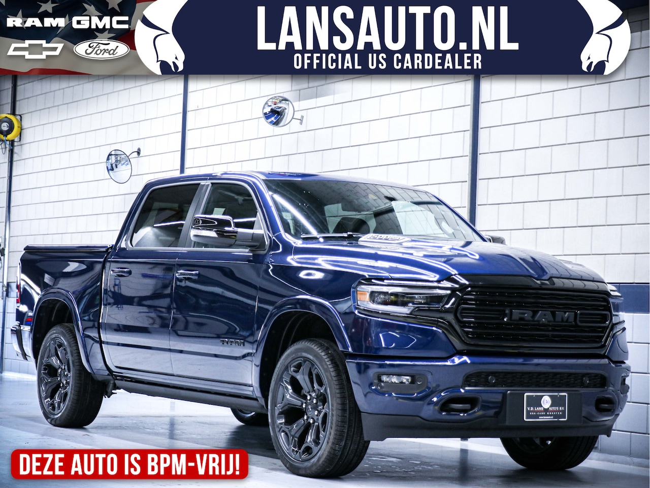 Dodge Ram 1500 - Crew Cab Limited Night Edition | Luchtvering | Head-up display Fully loaded - AutoWereld.nl