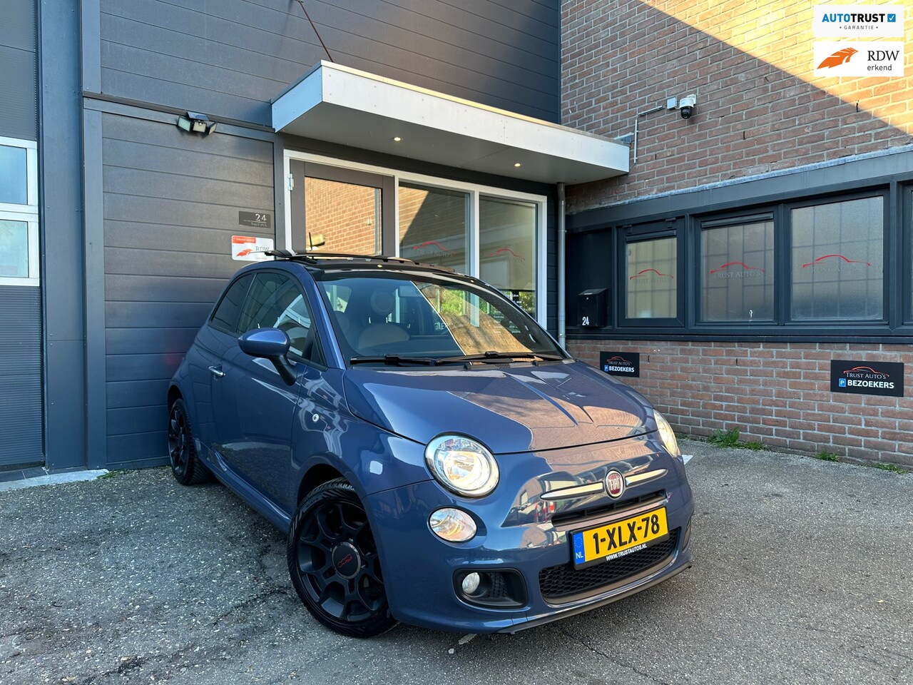 Fiat 500 - 0.9 TwinAir Lounge 500S|Carplay|Pano|Airco|Leder - AutoWereld.nl