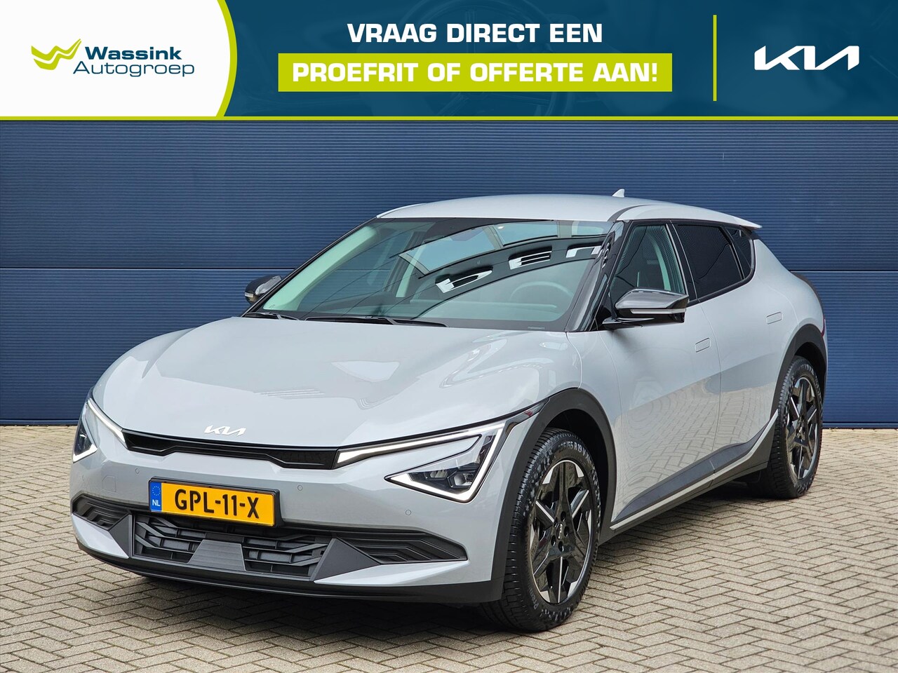 Kia EV6 - 63kWh 170pk RWD Light Edition | Navigatie | Parkeersensoren | LED | Stoelverwarming | Park - AutoWereld.nl