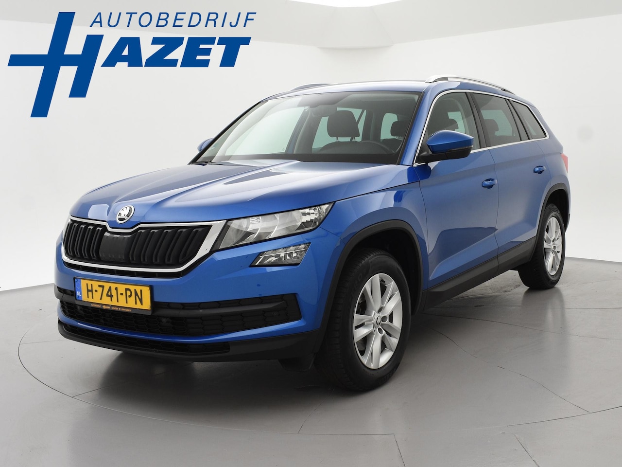 Skoda Kodiaq - 1.5 TSI 150 PK DSG AUT. *RACE BLUE METALLIC* + WEGKLAPBARE TREKHAAK 1800 KG - AutoWereld.nl