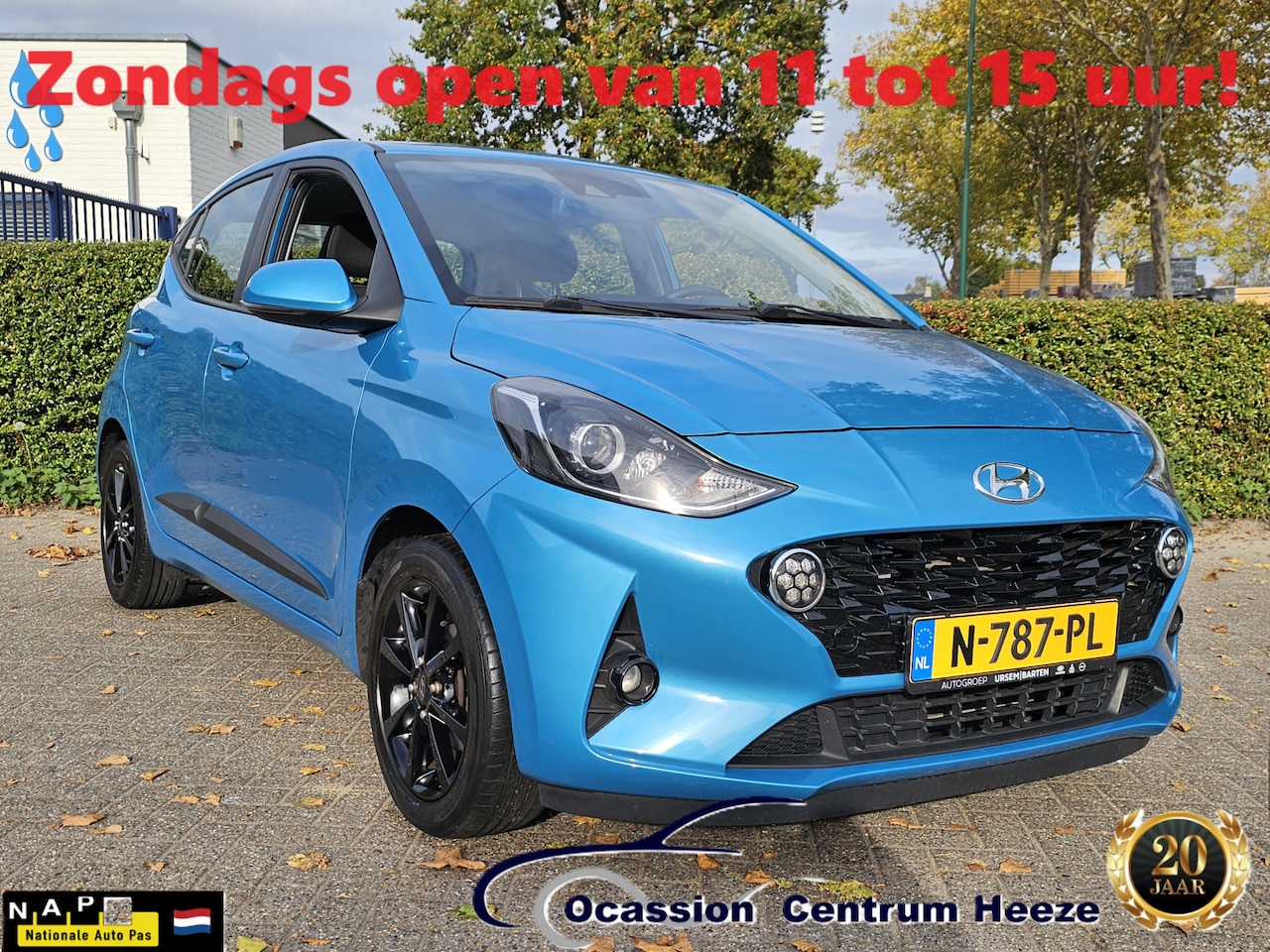 Hyundai i10 - 1.0 Premium! Adapt Cruise! Camera! Carplay! Zondag OPEN! - AutoWereld.nl