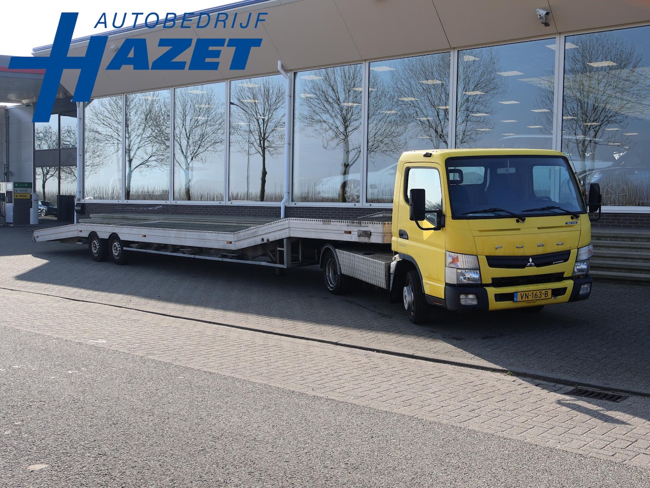 Mitsubishi Canter - 3C15 3.0 DI AUT. BE-COMBI TREKKER/OPLEGGER VELDHUIZEN AUTOTRANSPORTER VOOR 3 AUTO'S - AutoWereld.nl