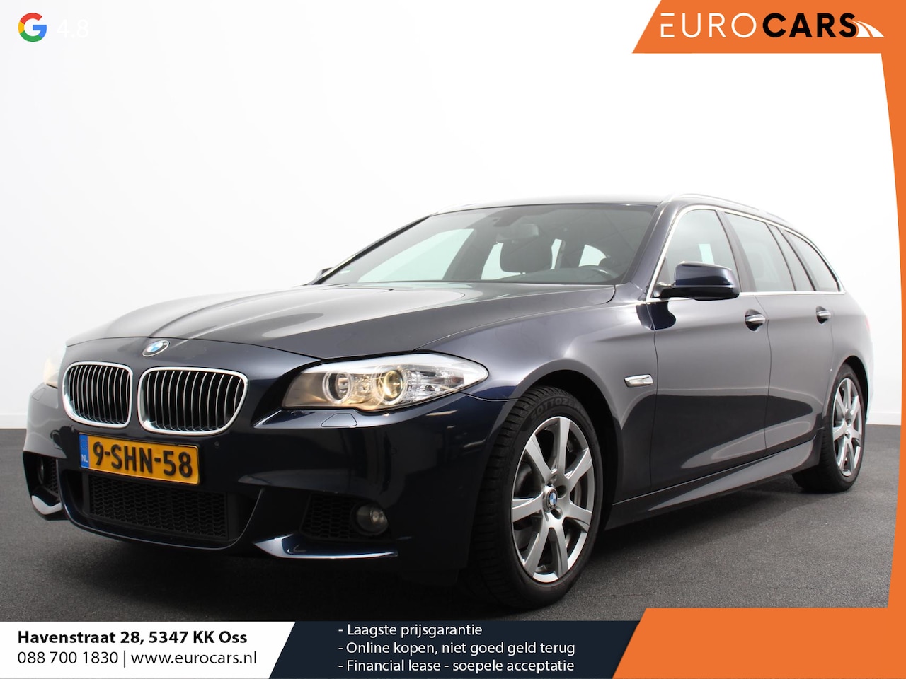 BMW 5-serie Touring - 520i Automaat | Navigatie | Climate Control | Trekhaak | Cruise Control | Parkeer sensoren - AutoWereld.nl