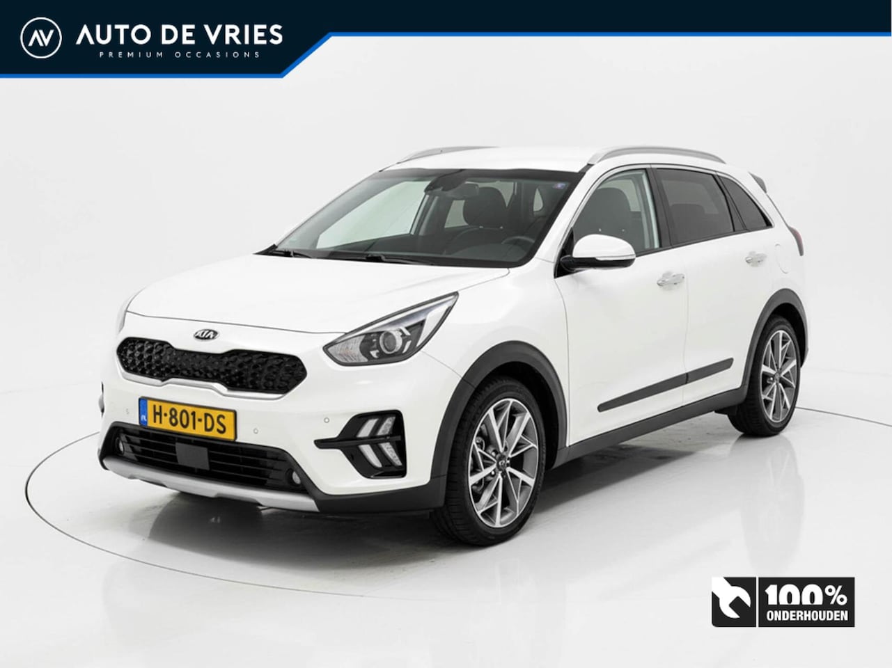 Kia Niro - 1.6 GDi Hybrid Automaat DynamicPlusLine | Half Leder | Carplay | Camera | 18 inch LMV - AutoWereld.nl