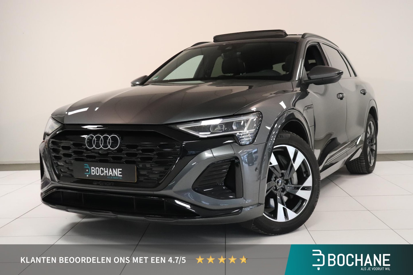 Audi Q8 e-tron - 50 quattro S Edition 95 kWh | Panoramadak | SoH 94% | Elektr stoelen | Luchtvering | LED v - AutoWereld.nl