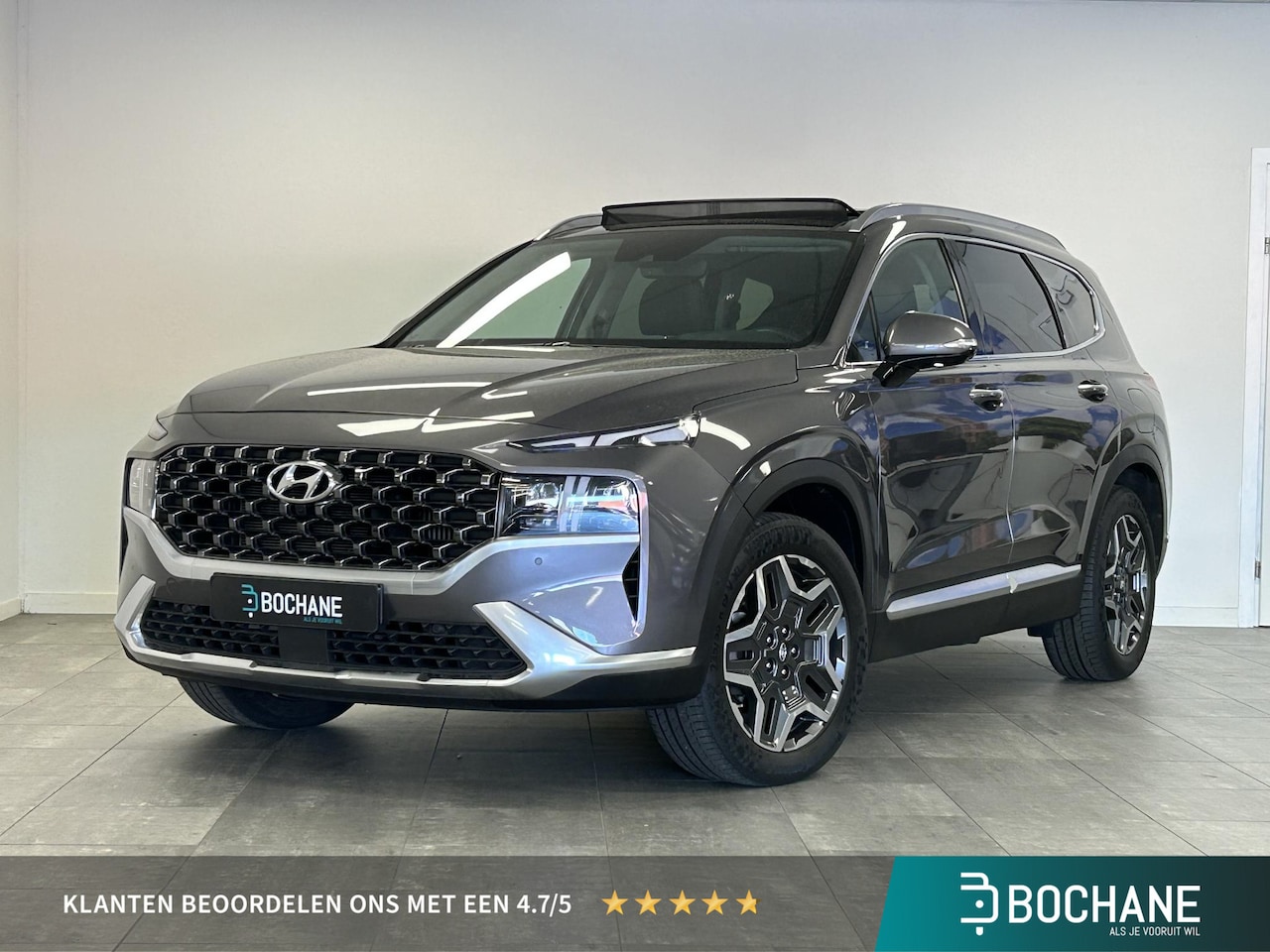 Hyundai Santa Fe - 1.6 T-GDI PHEV Premium Sky 7 persoons | PANO | Camera | Fabr. garantie tot 07-2028 - AutoWereld.nl