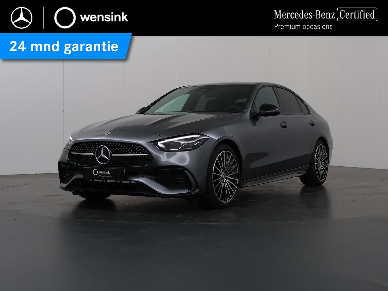 Mercedes-Benz C-klasse - 180 Star Edition AMG line | Panorama-schuifdak | Sfeerverlichting | Burmester 3D | Achteru - AutoWereld.nl