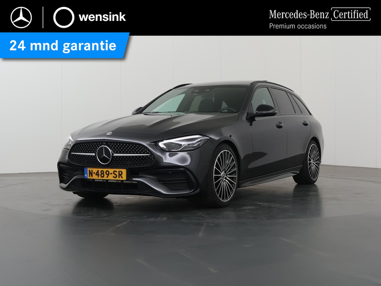 Mercedes-Benz C-klasse Estate - 180 AMG Line | Night | Panoramadak | Multispaaks AMG velgen | Rijassistentiepakket Plus | - AutoWereld.nl