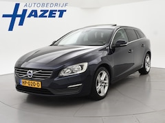 Volvo V60 - 2.4 D6 TWIN ENGINE *EURO 6* 285 PK + SCHUIFDAK | LEDER | STOELVERW