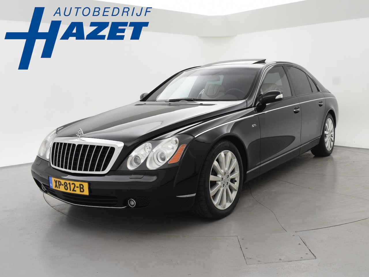 Maybach 57 - 6.0 V12 S 612 PK AUT. *UNIEK* + MASSAGE | KOELKAST | LUCHTVERING | ADAPTIVE CRUISE | SCHUI - AutoWereld.nl