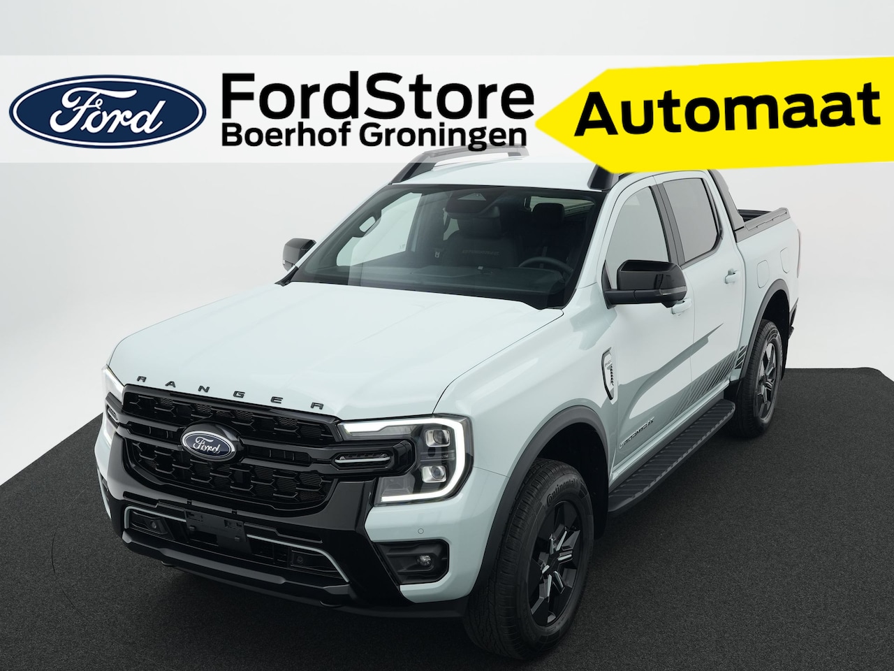 Ford Ranger - Stormtrak Double Cab 2.3 279 pk PHEV Elektrische Rollertop | Stoel- en stuurverwarming | T - AutoWereld.nl