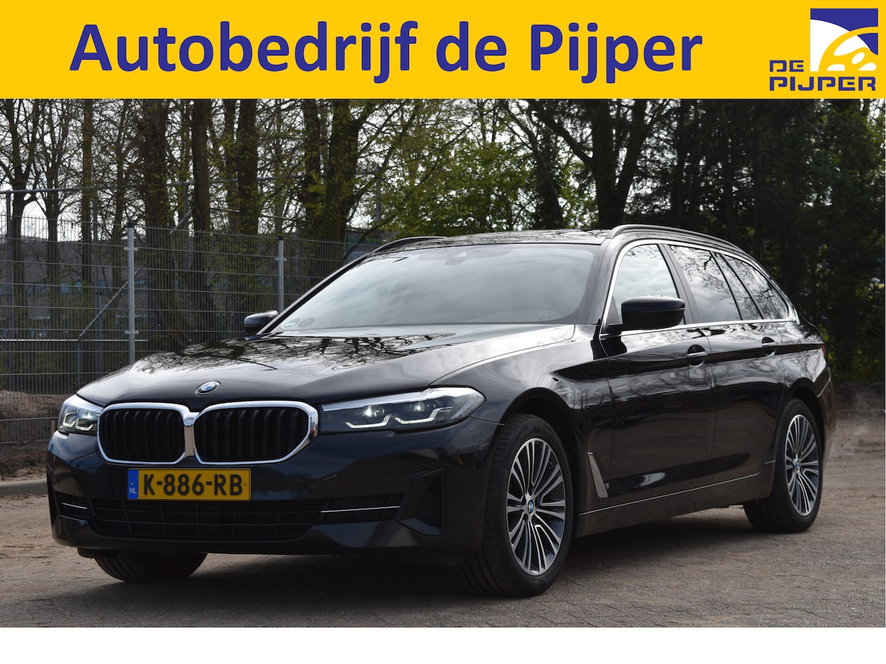 BMW 5-serie Touring - 520i Executive Edition Facelift | NL-Auto | Elekt.trekhaak | Historie | Carplay | Navi | D - AutoWereld.nl